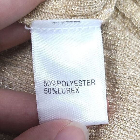 Alberto‎ Makali Sleeveless Golden Top Size XS - Picture 6 of 6